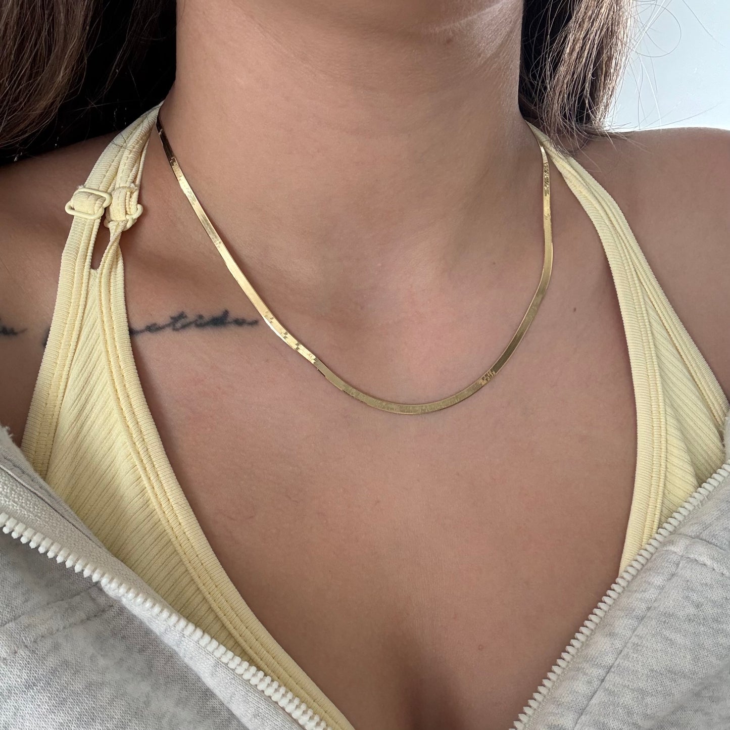 Egyptian Chain 3mm Yellow Gold Italy 18K 45cm - 5.12g