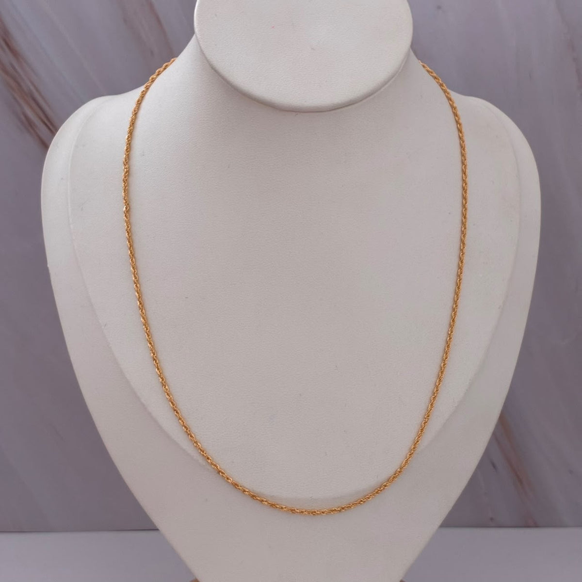 CADENA MINI LAZO 1,4GR 45CM 1,6MM ORO AMARILLO ITALY 18K