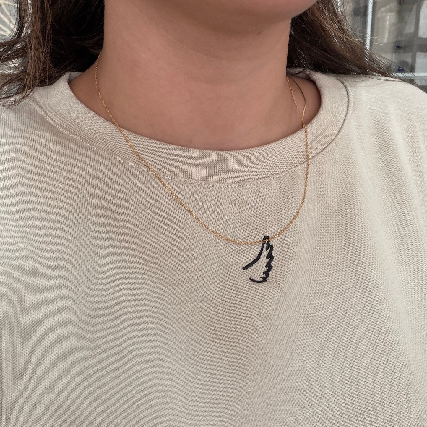 SINGAPORE CHAIN 0.8MM YELLOW GOLD ITALY 18K - 45CM 1.05GR