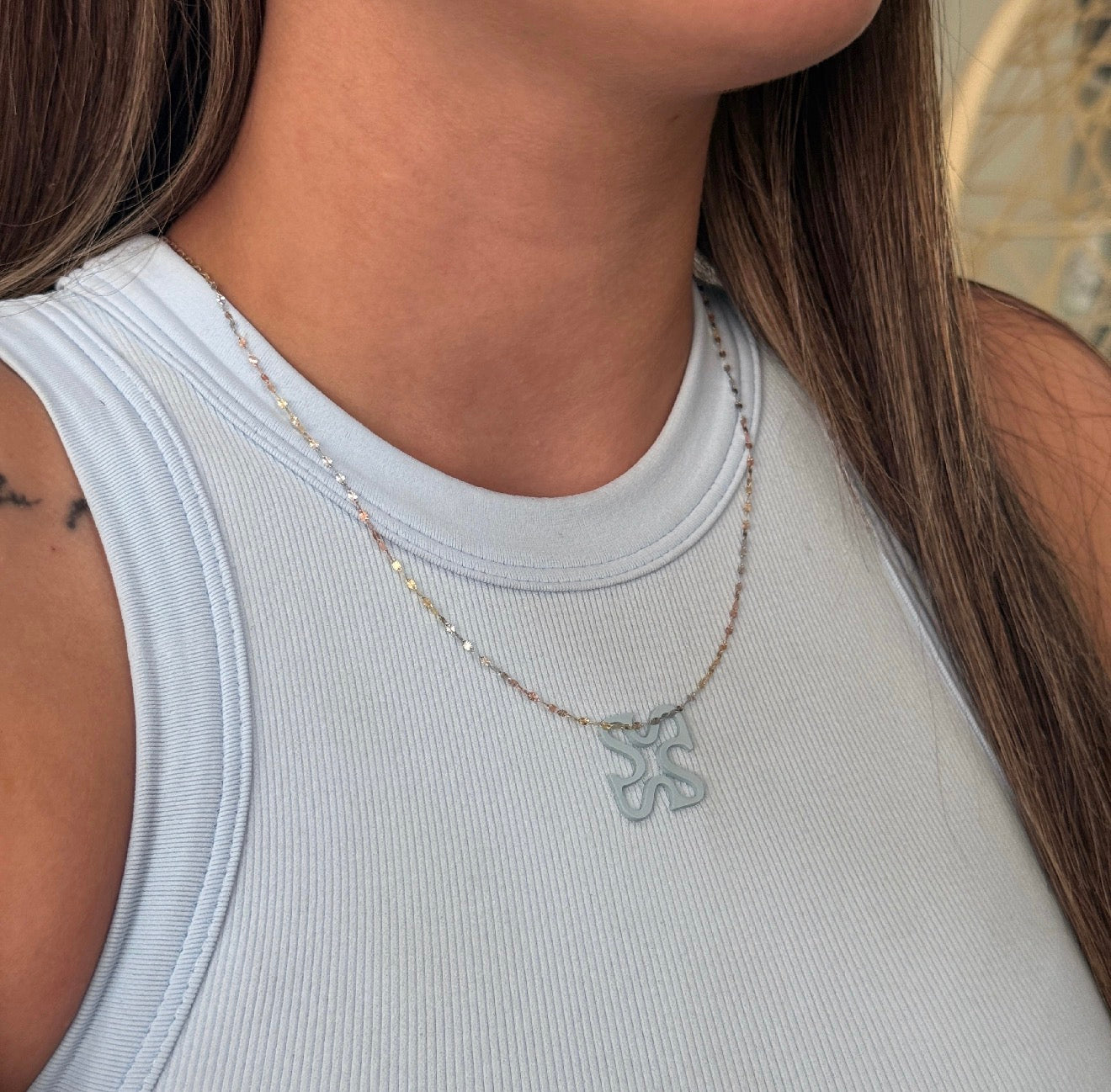 CADENA CRISPETA DIAMANTADA 1MM TRES OROS ITALY 18K 50CM - 1,01GR