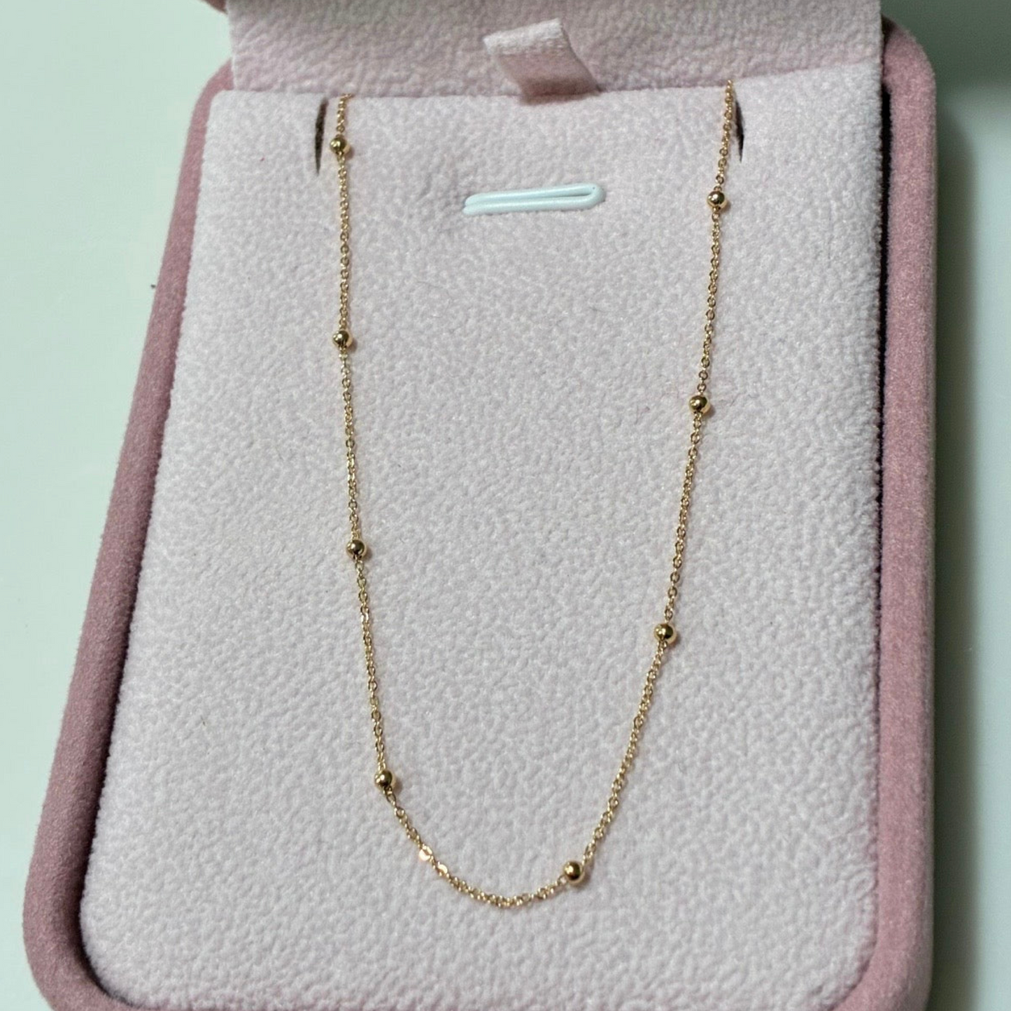 CADENA MINI ROLON ESTELAR 1MM ORO AMARILLO ITALY 18K 40CM - 0,88GR