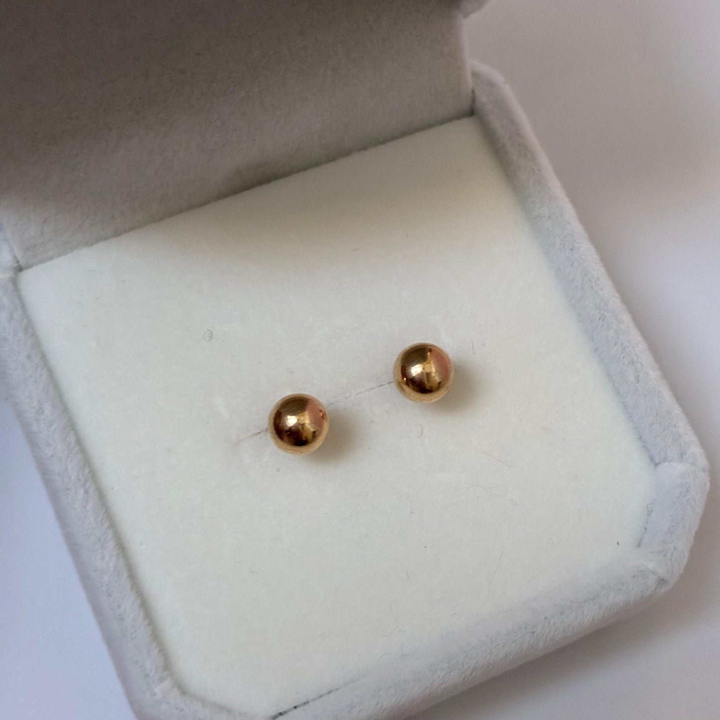 TOPOS BOLA LISA 4MM ORO AMARILLO COL 18K - 0,48GR