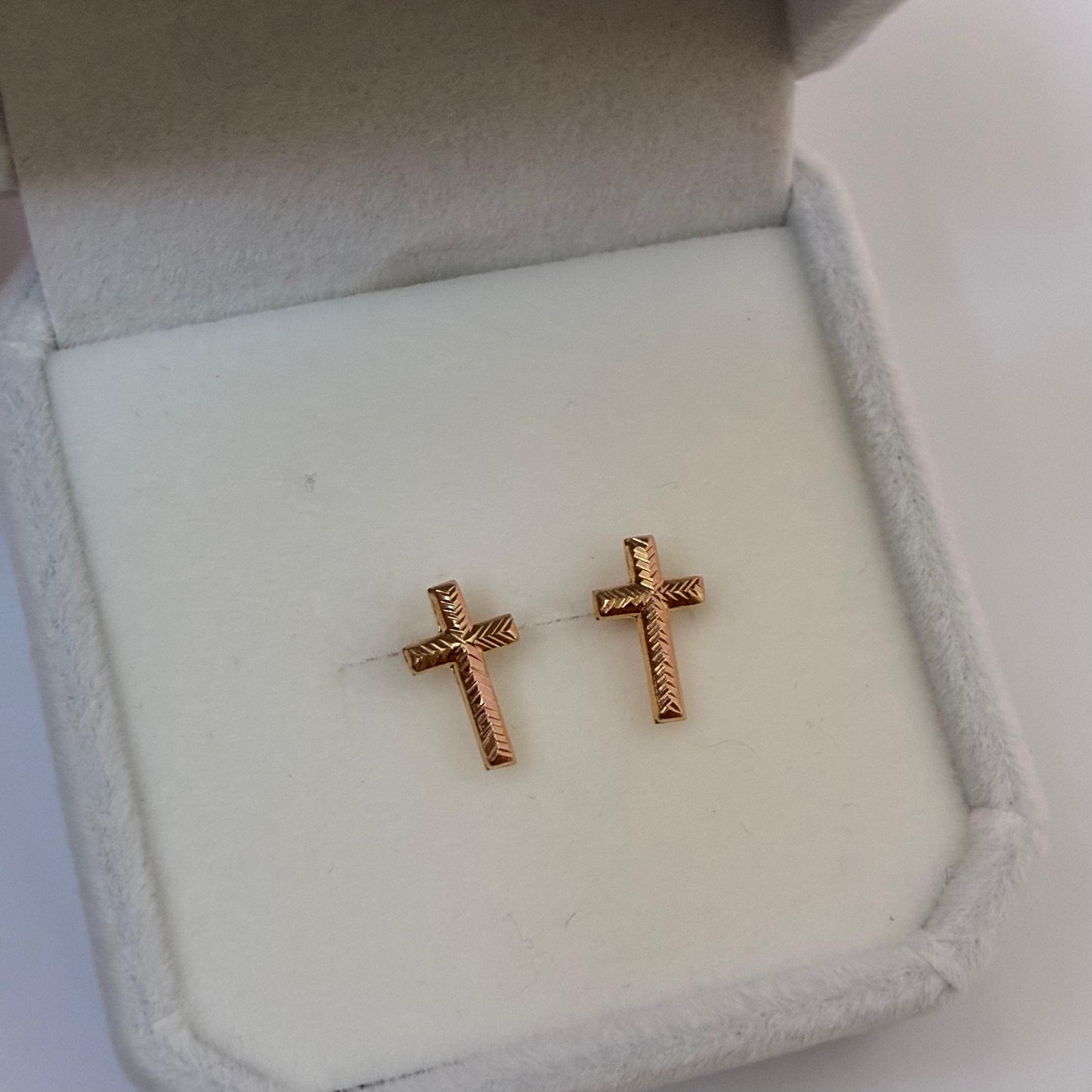 TOPOS CRUZ DIAMANTADOS ORO AMARILLO COL 18K - 0,62GR