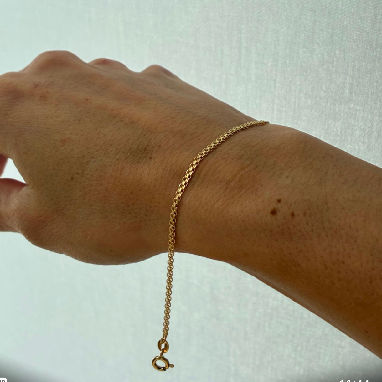 CHINESE BRACELET 1.5MM ITALIAN YELLOW GOLD 18K - 19CM 2.0GR