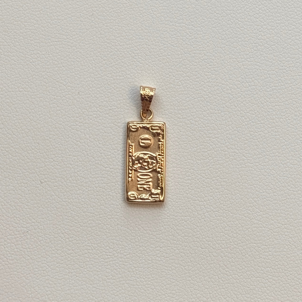 DOLLAR PENDANT 2.3CM 18K YELLOW GOLD - 0.84GR