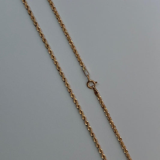 2.5MM YELLOW GOLD ITALY 18K 60CM - 3.39GR BOW CHAIN