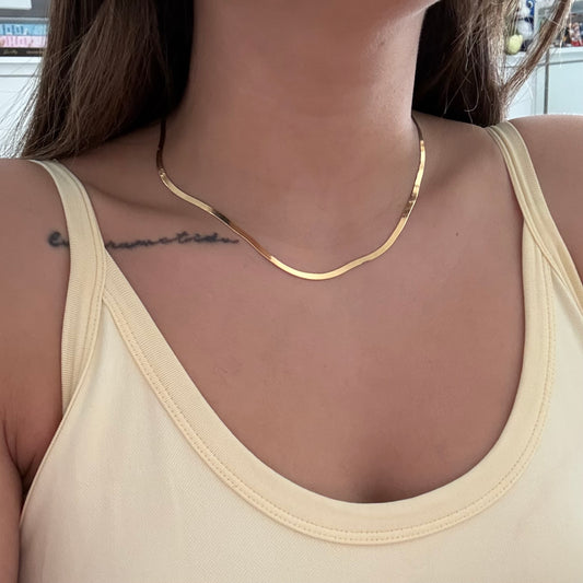 Egyptian Chain 3mm Yellow Gold Italy 18K 40cm - 4.57g