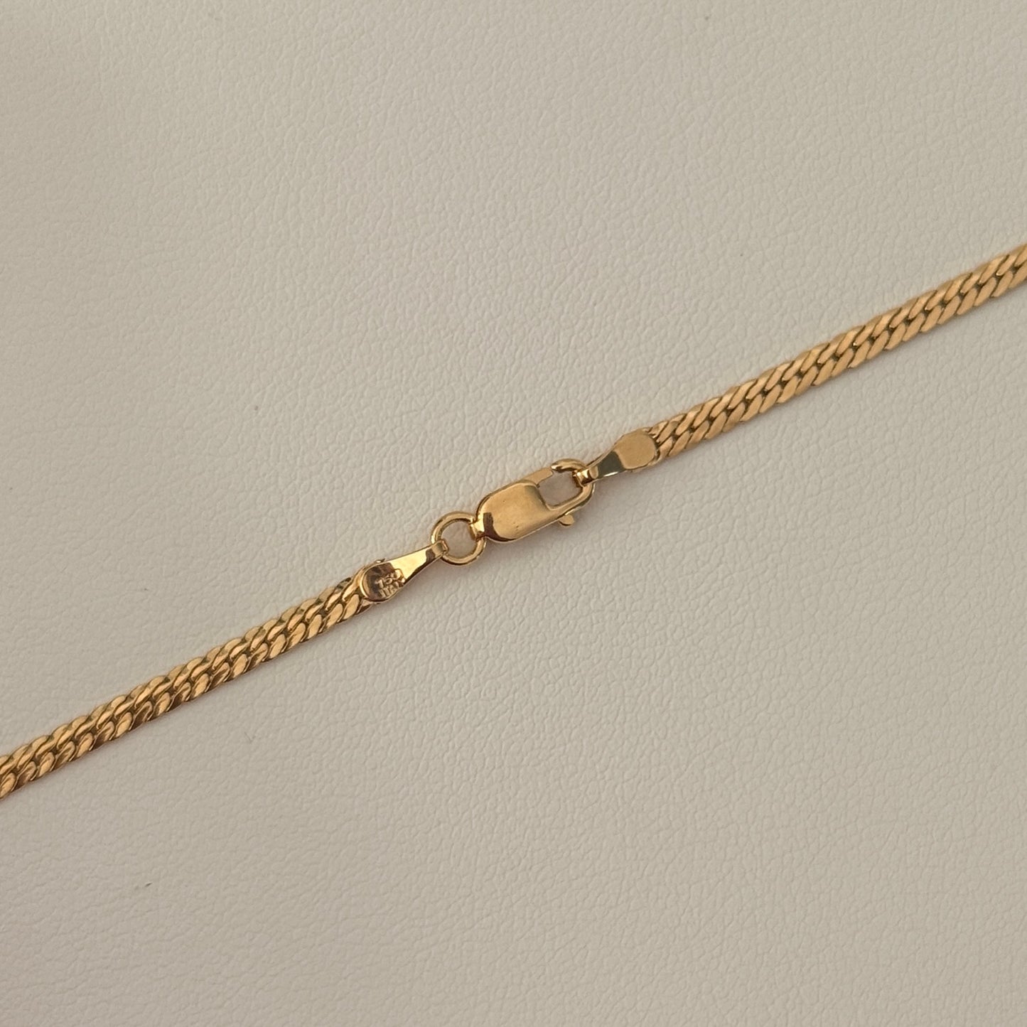 2MM SNAKE CHAIN 18K YELLOW GOLD ITALY 60CM - 4.52GR