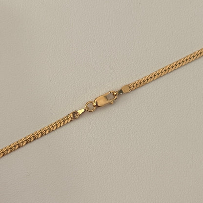 2MM SNAKE CHAIN 18K YELLOW GOLD ITALY 60CM - 4.52GR