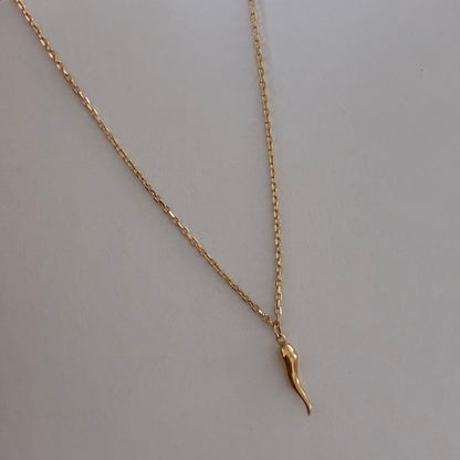 GOLDEN HORN OF ABUNDANCE BRACELET YELLOW GOLD ITALY ESP 18K 17CM TO 19CM - 1.11GR