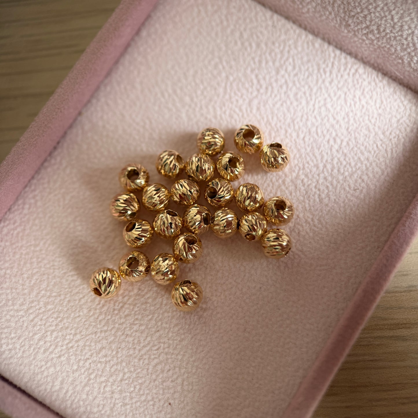 DIAMOND BALL 6MM YELLOW GOLD 18K - 0.14GR