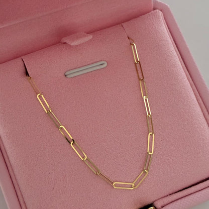 TOBILLERA CAJON DIAMANTADA ORO AMARILLO ITALY 18K 25CM - 0,61GR