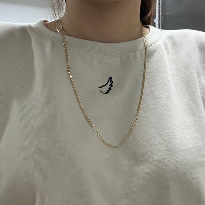 2.8MM CUBAN CHAIN ​​18K ITALIAN YELLOW GOLD - 60CM 3.1GR