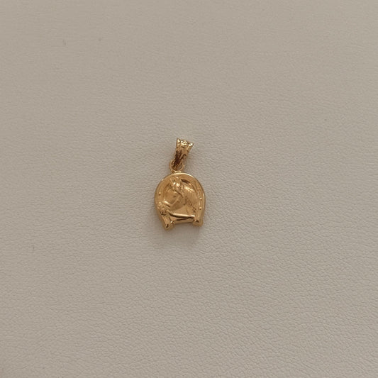 DIJE HERRADURA DE CABALLO 1,7CM ORO AMARIILO 18K - 0,52GR