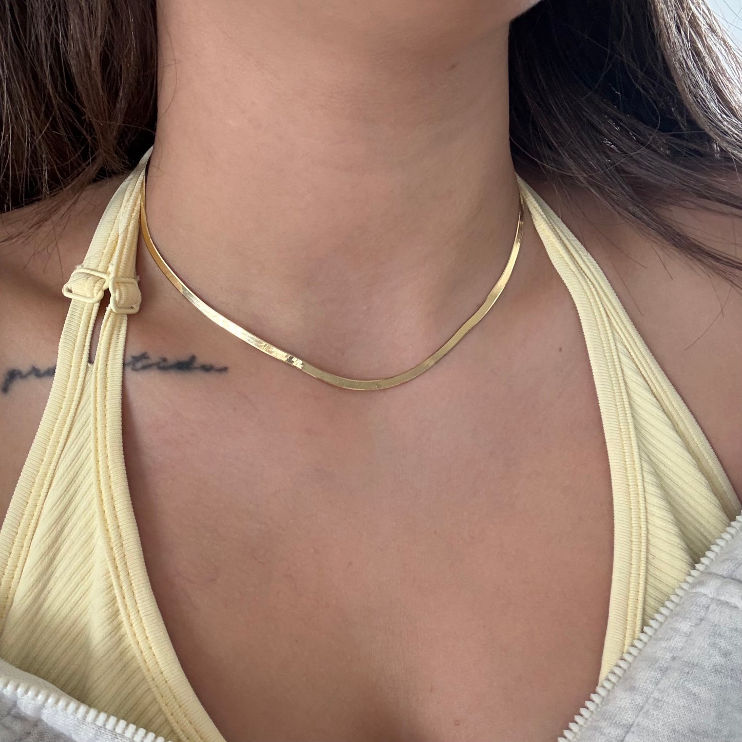 Egyptian Chain 3mm Yellow Gold Italy 18K 40cm - 4.5g