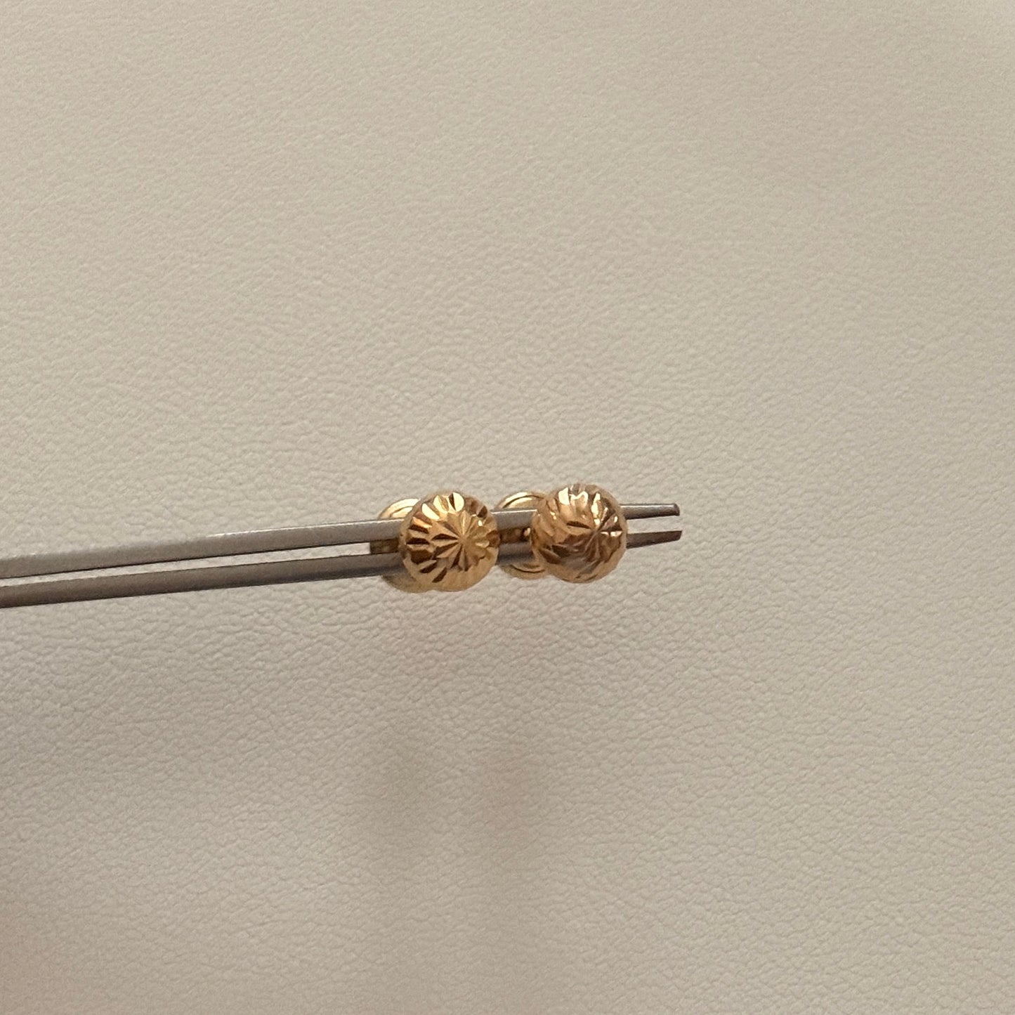 TOPOS BOLA DIAMANTADA 6M ORO AMARILLO 18K - 0,78GR