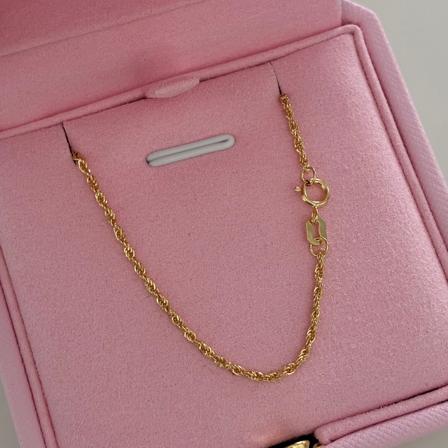 1.5MM YELLOW GOLD ITALY 18K 60CM - 1.54GR BOW CHAIN