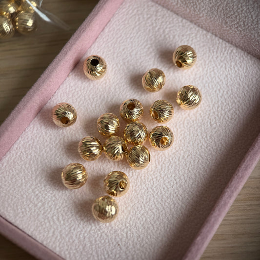 BOLA DIAMANTA 8MM ORO AMARILLO COL 18K - 0,27GR