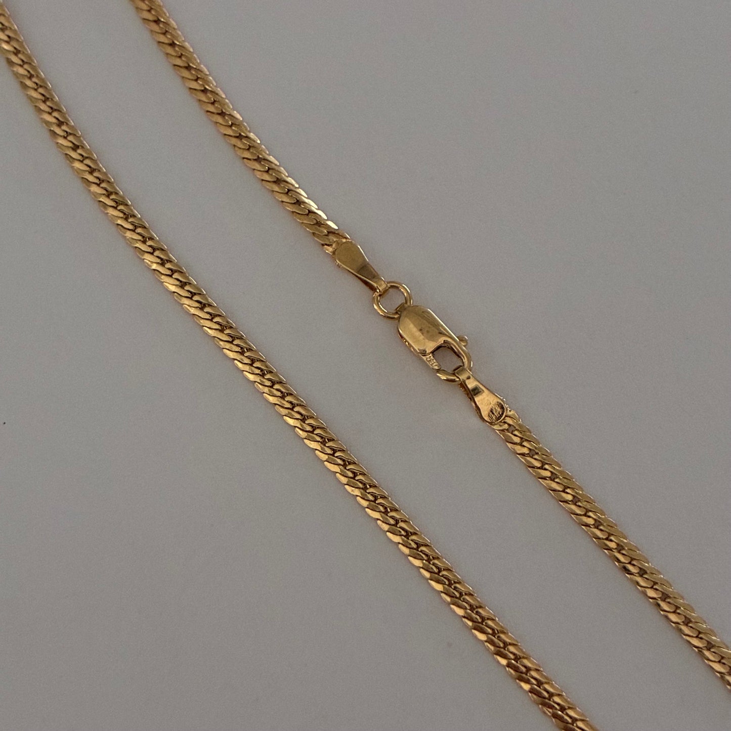 SNAKE CHAIN ​​2MM YELLOW GOLD ITALY 18K 60CM - 4.45GR