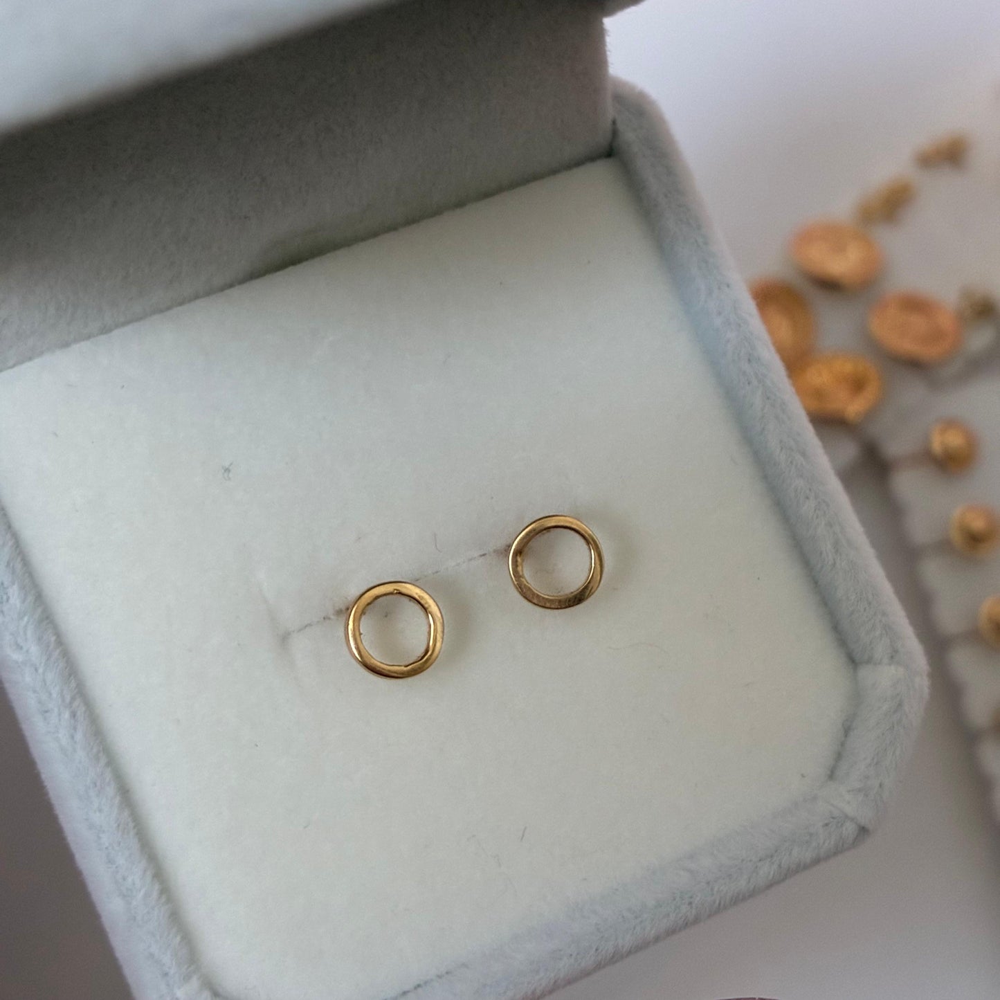 TOPOS CIRCULO LISO ORO AMARILLO COL 18K - 0,71GR