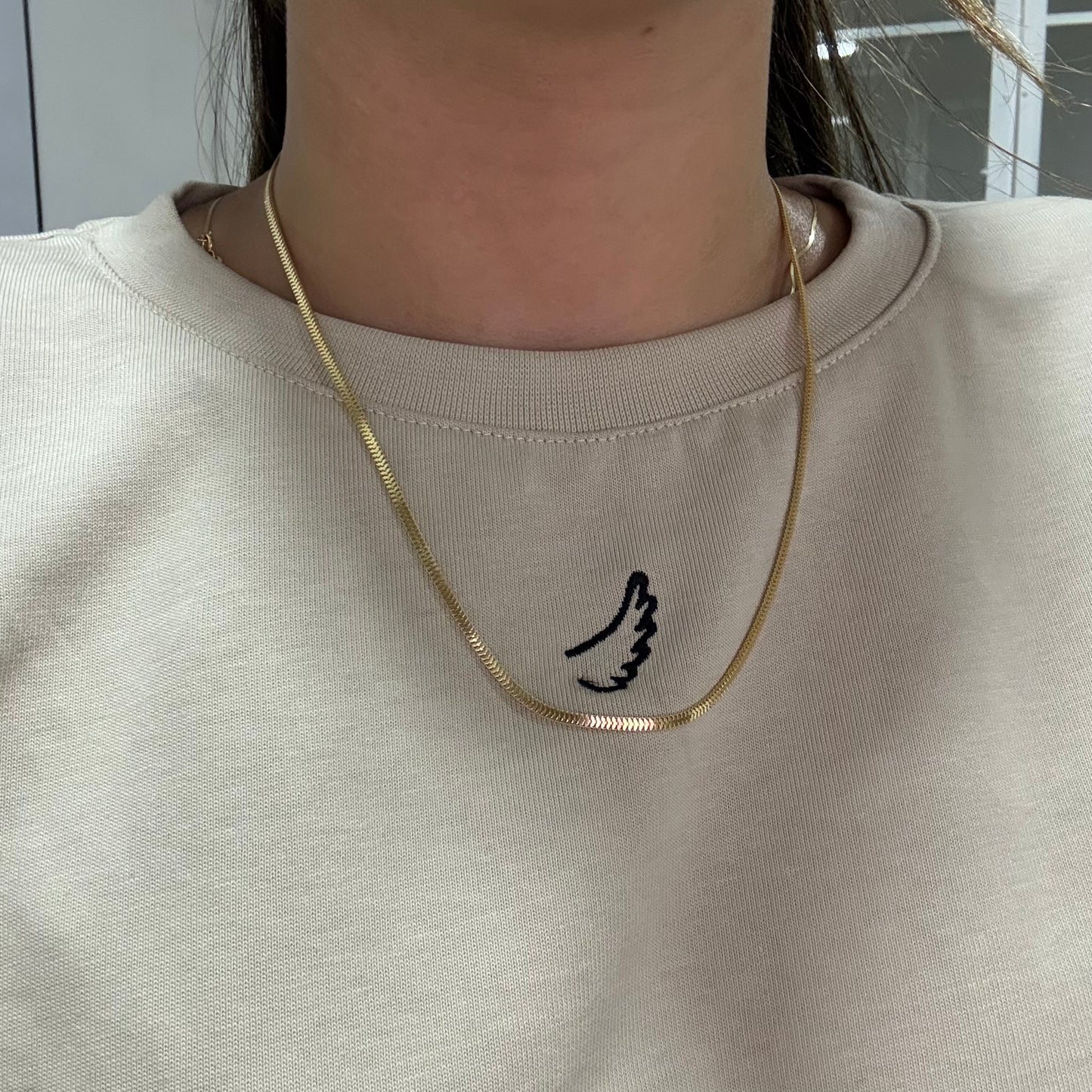 DIAMOND-CUT WHEAT CHAIN ​​2.3MM 18K ITALIAN YELLOW GOLD - 50CM 4.87GR