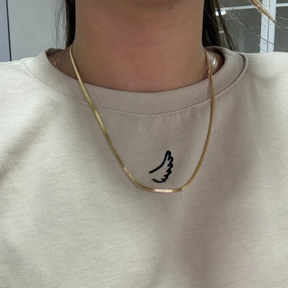 DIAMOND-CUT WHEAT CHAIN ​​2.3MM 18K ITALIAN YELLOW GOLD - 50CM 4.87GR