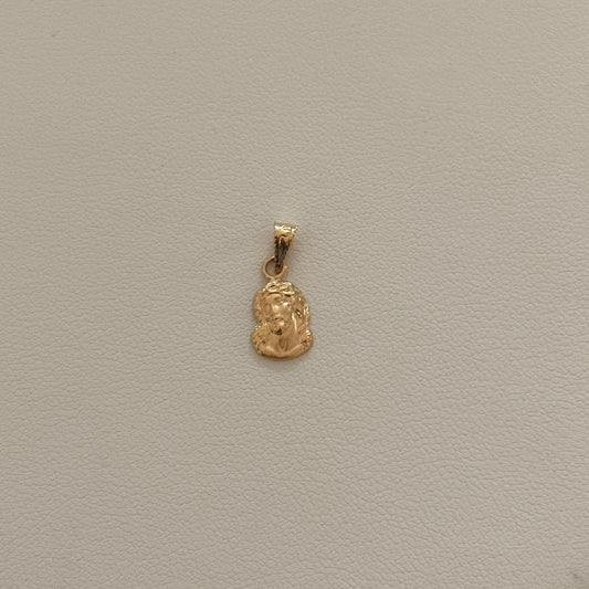 DIJE ROSTRO DE JESUS 1,5CM ORO AMARILLO 18K - 0,38GR