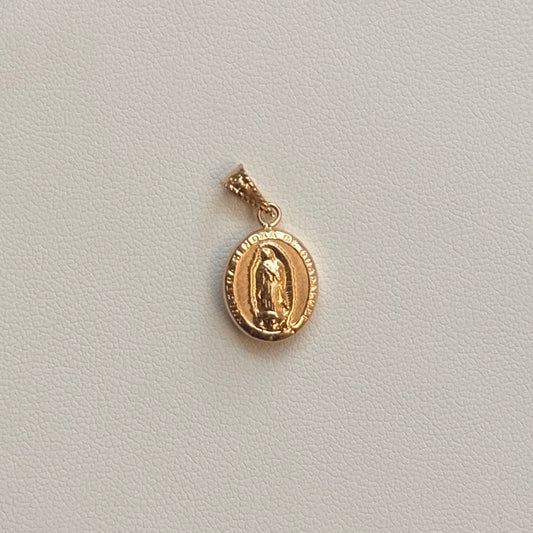 VIRGIN OF GUADALUPE PENDANT 1.8CM 18K YELLOW GOLD - 0.69GR