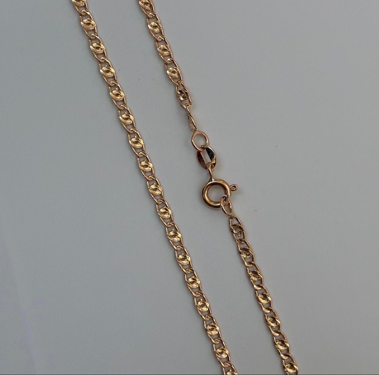 GARIBALDI CHAIN 2.7MM YELLOW GOLD ITALY 18K 60CM - 4.44GR