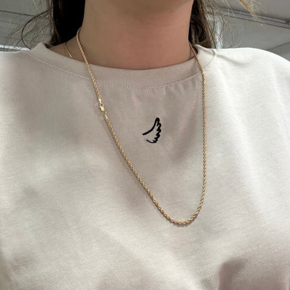 2.2MM ITALIAN YELLOW GOLD BOW CHAIN ​​18K - 60CM 3.73GR