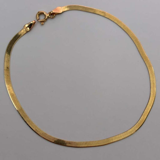 PULSERA EGIPCIA 2.5MM ORO AMARILLO ITALY 18K 19CM - 2,03GR