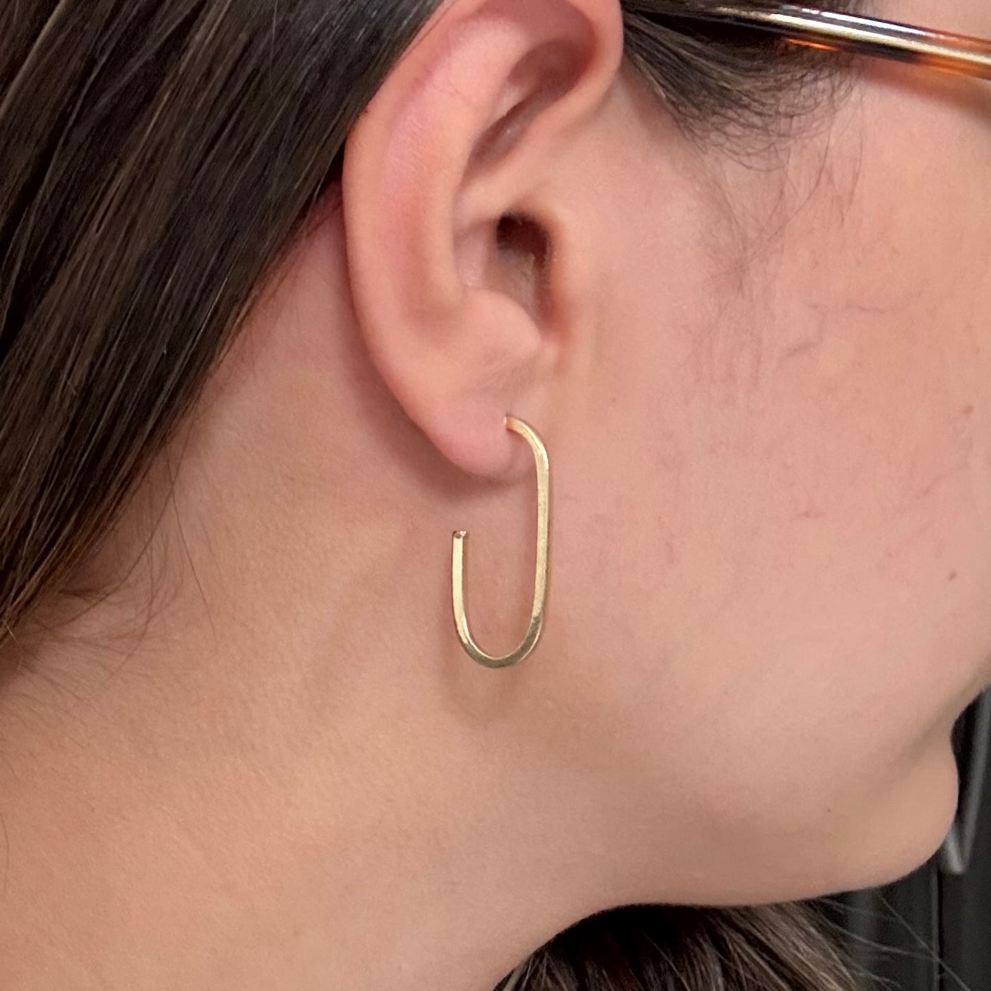 SMOOTH CANDONGAS BUTTERFLY BROOCH YELLOW GOLD ITALY ESP 18K - 1.63GR