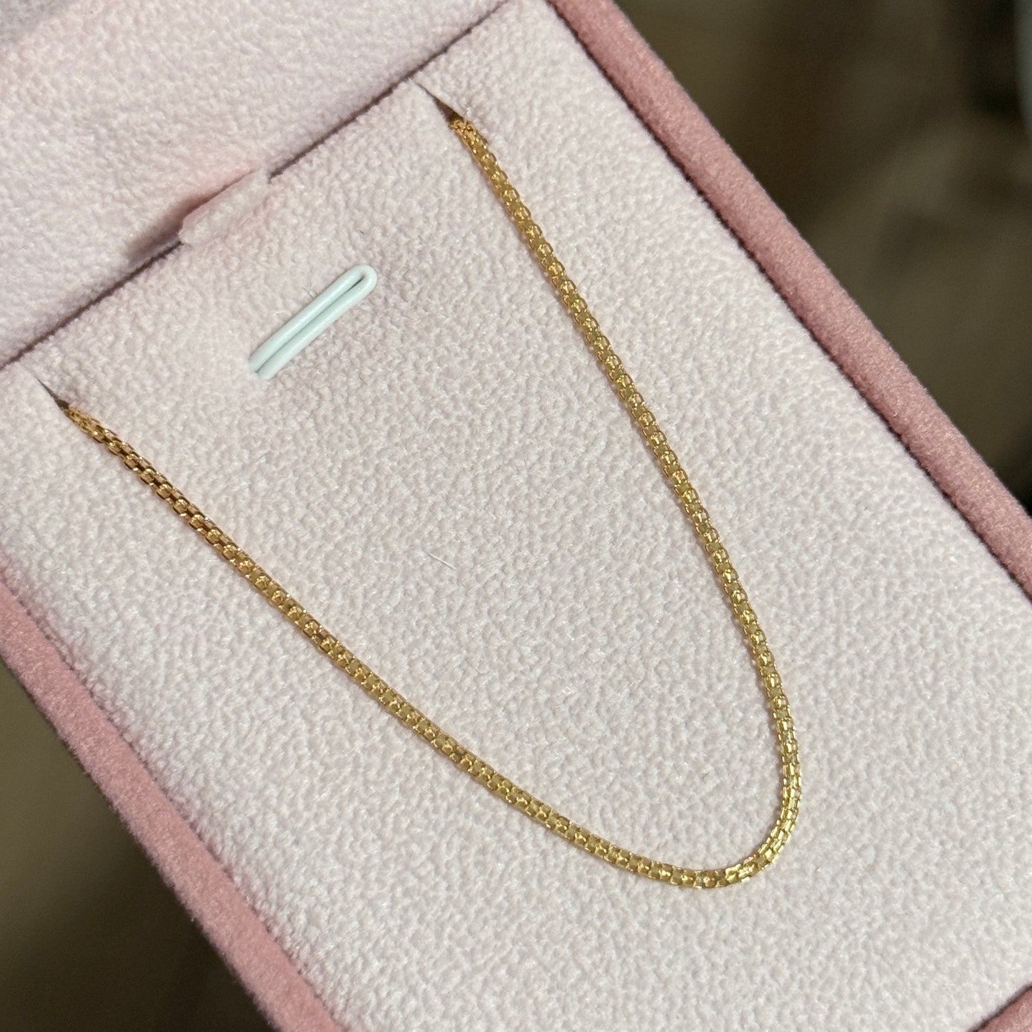 MINI CHINESE BRACELET ITALY 18K YELLOW GOLD 17.5CM (6.9 IN)- 1.11GR