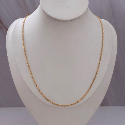 CADENA LAZO 2GR 45CM 1,9MM ORO AMARILLO ITALY 18K