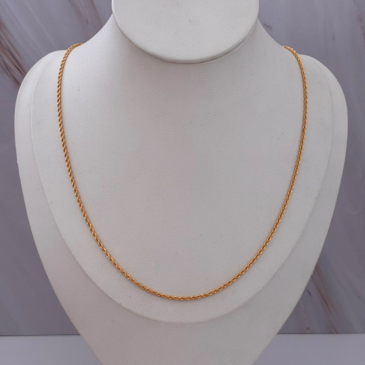 CADENA LAZO 4,1GR 45CM 2,5MM ORO AMARILLO ITALY 18K