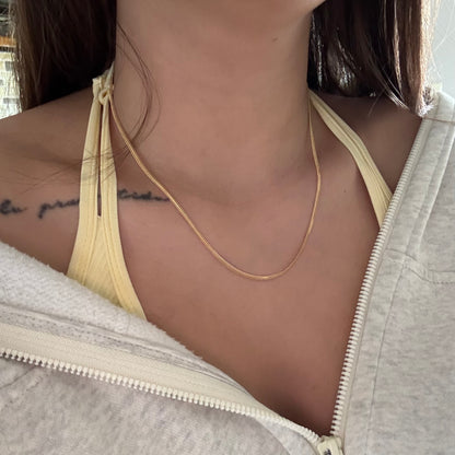 MINI SEDUSA CHAIN ​​2MM YELLOW GOLD ITALY 18K 45CM - 2.26GR