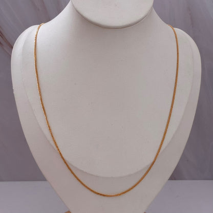 CADENA DOBLE CUBANO 1,77GR 50CM 1,3MM ORO AMARILLO ITALY 18K