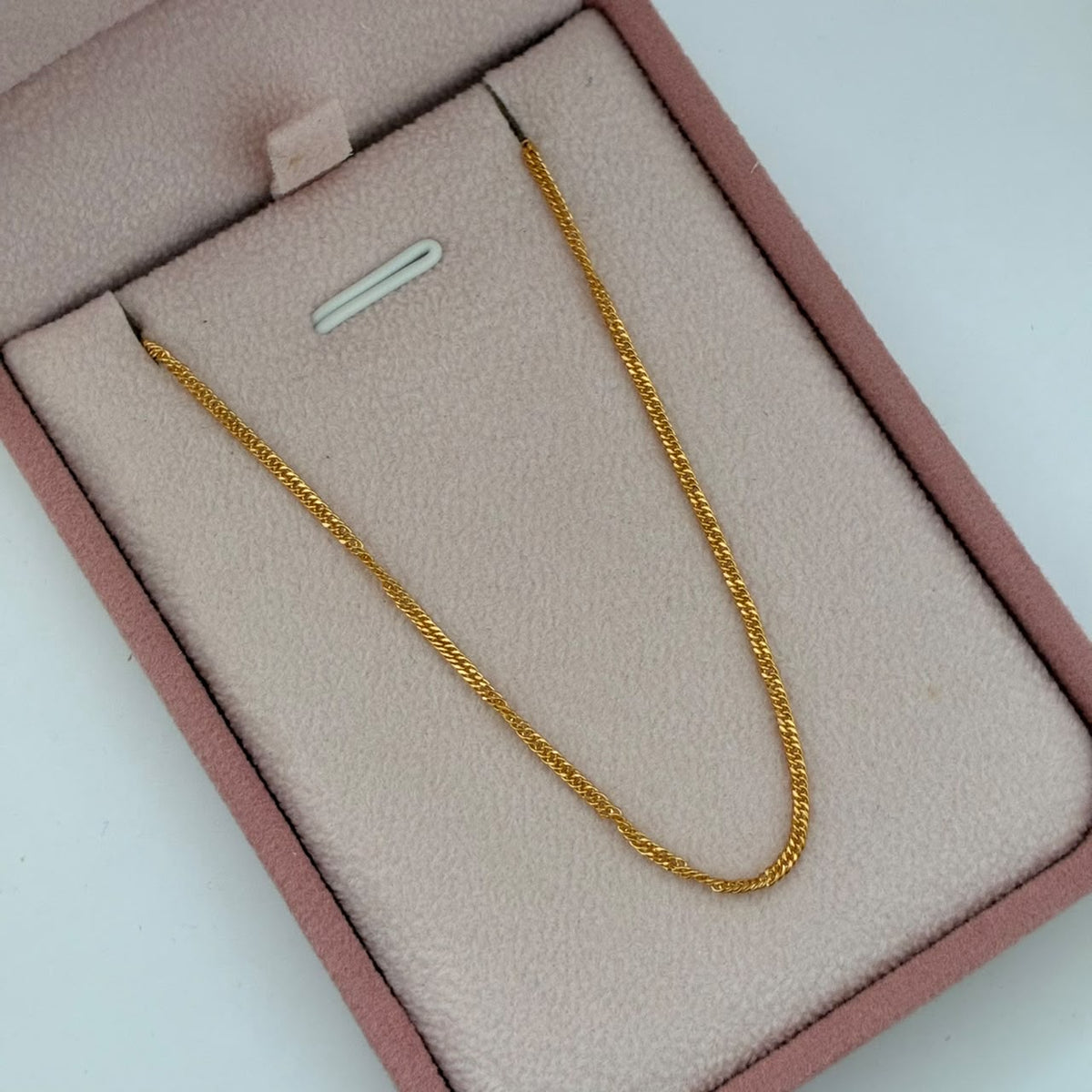 CADENA DOBLE CUBANO 1,77GR 50CM 1,3MM ORO AMARILLO ITALY 18K