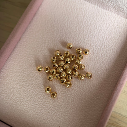 DIAMOND BALL 4MM YELLOW GOLD 18K - 0.06GR