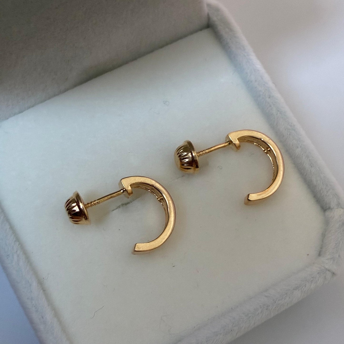 TOPOS ESTILO CANDONGA SELLO LOVE 11MM ORO AMARILLO COL 18K - 2,1GR