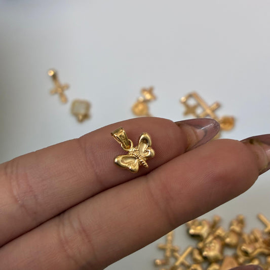 DIJE MARIPOSA 1.5CM ORO AMARILLO COL. 18K - 0,42GR