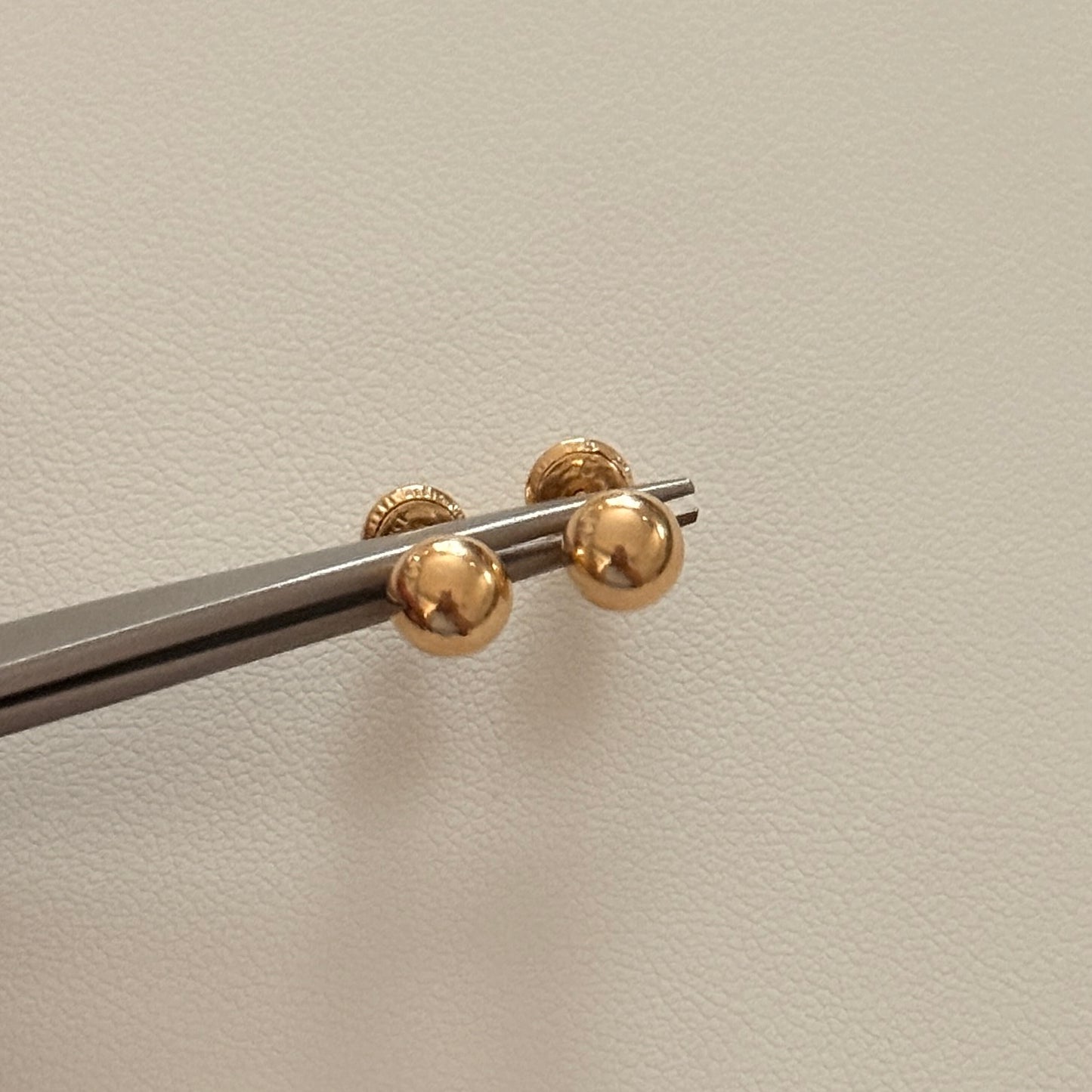 TOPOS BOLA LISA 7M ORO AMARILLO 18K - 0,75GR