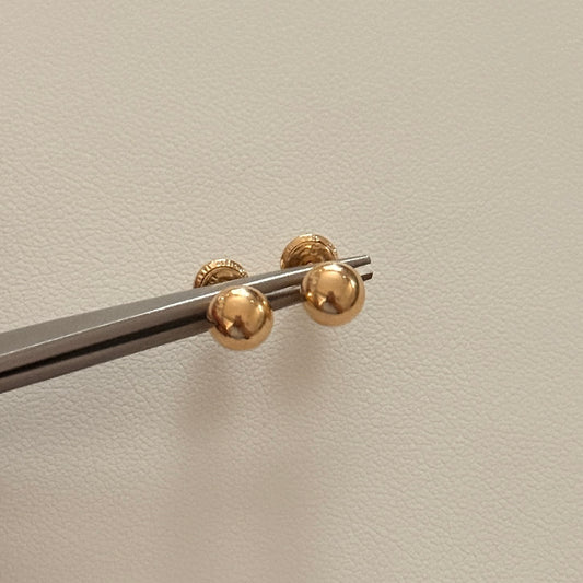TOPOS BOLA LISA 7M ORO AMARILLO 18K - 0,75GR
