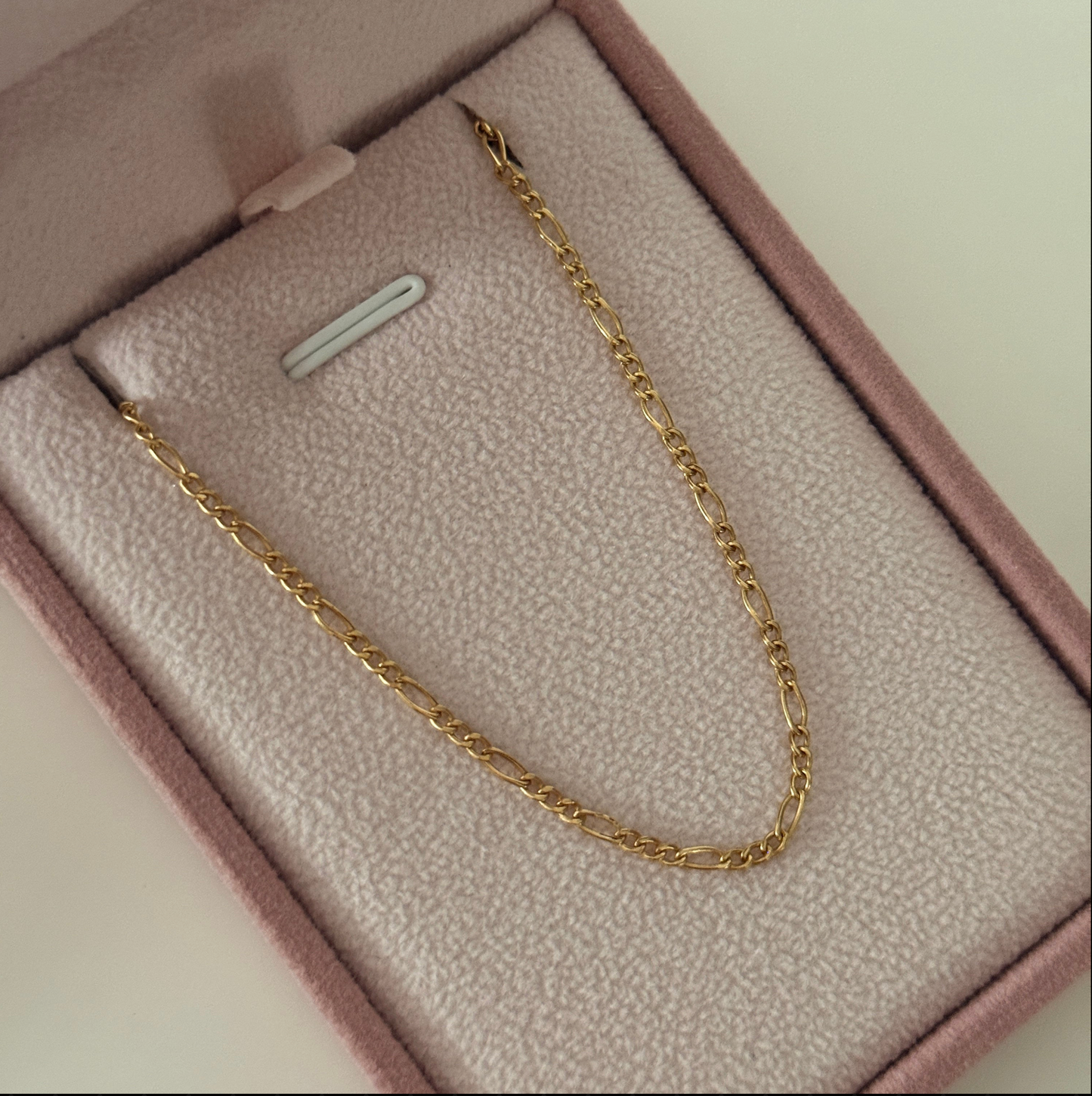 PULSERA MINI FIGARO 3X1 0,8MM ORO AMARILLO ITALY ESP 18K 18.5CM - 0,63GR