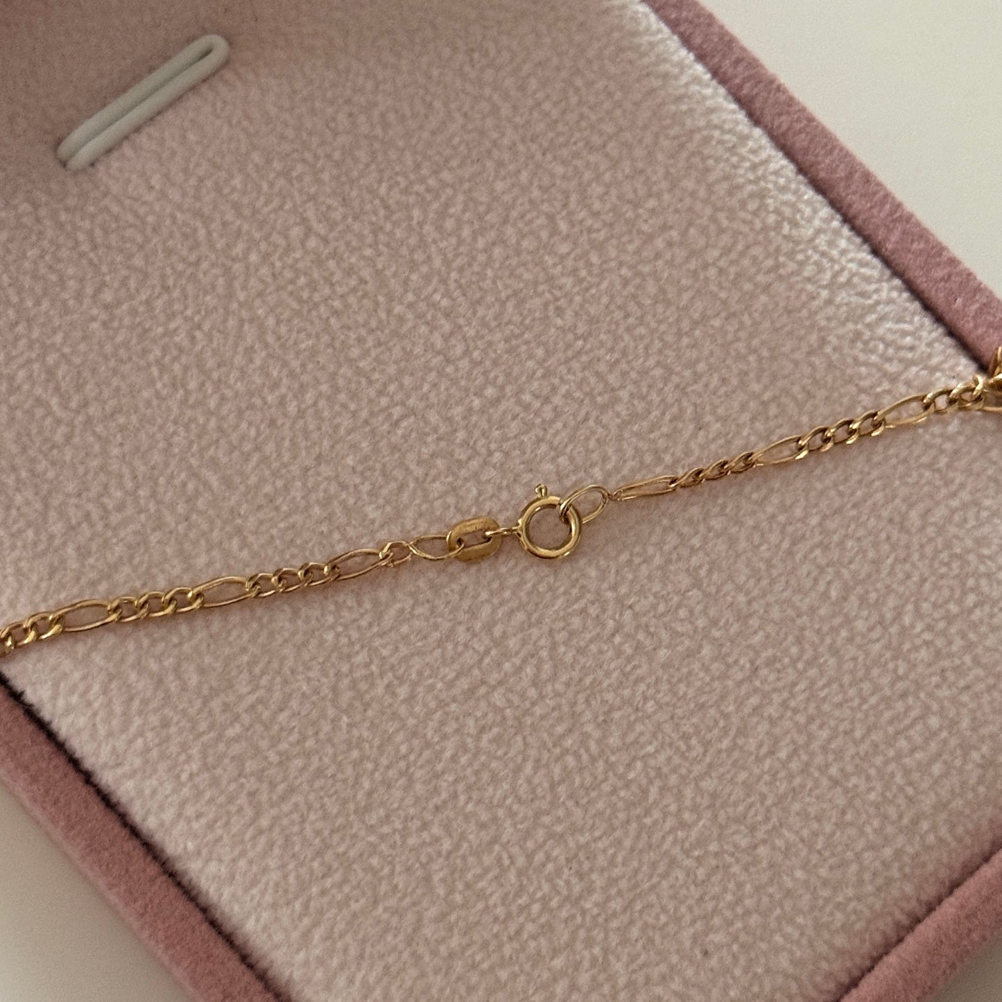 PULSO 3X1 FIGARO 1.25MM ORO AMARILLO ITALY 18K 19CM - 0,69GR