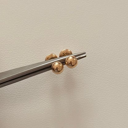TOPOS BOLA LISA 5M ORO AMARILLO 18K - 0,55GR
