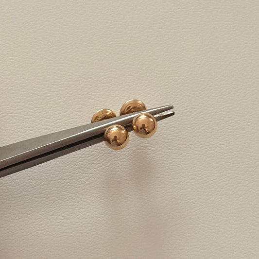 TOPOS BOLA LISA 5M ORO AMARILLO 18K - 0,55GR