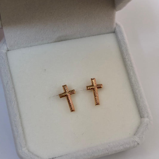 TOPOS CRUZ DIAMANTADOS ORO AMARILLO COL 18K - 0,62GR