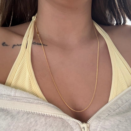 MINI SEDUSA CHAIN ​​2MM YELLOW GOLD ITALY 18K 60CM - 2.89GR