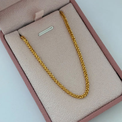 CADENA FRANCO 6,65GR 60CM 1,9MM ORO AMARILLO ITALY 18K